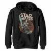 New 😍 Unbranded Boys 8-20 Star Wars The Rise Of Skywalker Rey Retro Swirl Graphic Hoodie ✔️