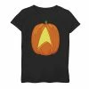 Promo 😀 Unbranded 👧 Girls 7-16 Star Trek Original Series Pumpkin Logo Graphic Tee 👏