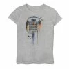 Flash Sale ❤️ Unbranded 👧 Girls 7-16 Star Wars R2-D2 💀 Halloween Paint Drip Graphic Tee ❤️
