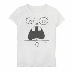Hot Sale 😍 Unbranded 👧 Girls 7-16 SpongeBob SquarePants Doodle Bob Face Graphic Tee 🤩