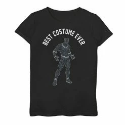 Wholesale 💯 Unbranded 👧 Girls 7-16 Marvel Black Panther "Best Costume Ever" Graphic Tee 😀