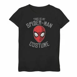 Promo 🛒 Unbranded 👧 Girls 7-16 Marvel Spider-Man "This Is My Costume" Graphic Tee ✔️