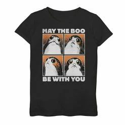 Top 10 🔔 Unbranded 👧 Girls 7-16 Star Wars "May The Boo Be With You" Graphic Tee 🛒