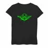 Deals 🔥 Unbranded 👧 Girls 7-16 Star Wars Yoda Green Drip Graphic Tee ⭐