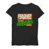Deals 🎁 Unbranded 👧 Girls 7-16 Marvel Comics 🎃 Halloween Retro Logo Graphic Tee 🎉