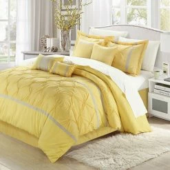 Promo 🔥 Unbranded Vermont 12-pc. Bed Set Yellow 😀