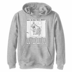 Promo 👏 Unbranded Boys 8-20 Star Wars Have You Seen These Droids Distressed Poster Graphic Hoodie 🥰