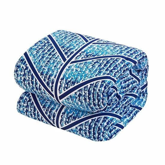 Budget ๐ฏ Unbranded Laredo Chevron Comforter Set Aqua โ๏ธ - Image 4
