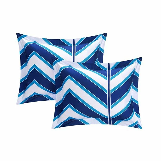 Budget ๐ฏ Unbranded Laredo Chevron Comforter Set Aqua โ๏ธ - Image 6