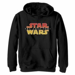 Best reviews of 🎉 Unbranded Boys 8-20 Star Wars Last Jedi Texture Gradient Logo Graphic Hoodie ❤️