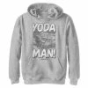 Flash Sale 🔔 Unbranded Boys 8-20 Star Wars Yoda Man Classic Retro Comic Strip Graphic Hoodie 😀