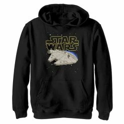 Promo ❤️ Unbranded Boys 8-20 Star Wars Millennium Falcon 8-Bit Graphic Hoodie ✨