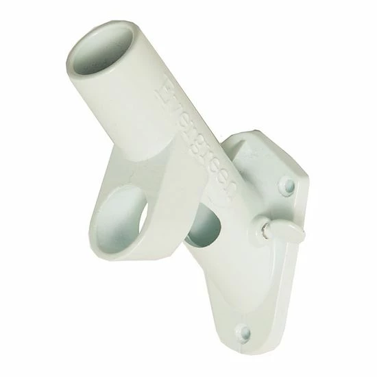 Cheap 😀 Unbranded Aluminum White Flag Pole Bracket 🔥
