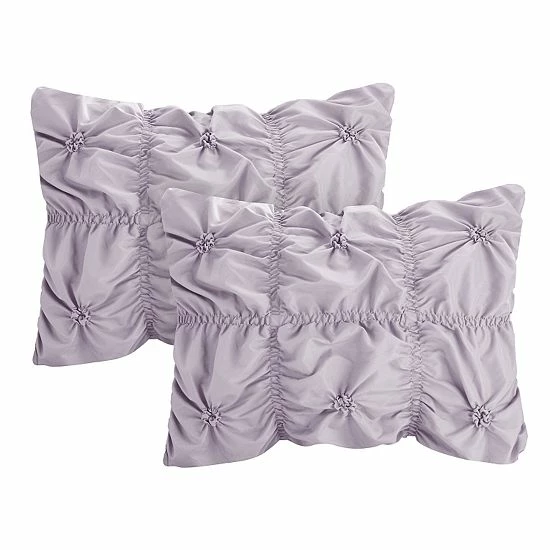 Best reviews of ๐ Unbranded Halpert Floral 10-pc. Comforter Set Silver ๐ - Image 5