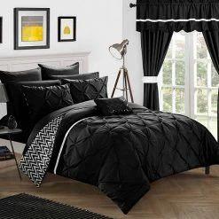 Hot Sale 🌟 Unbranded Jacksonville 20-piece Bedding & Window Curtain Set Plum 🛒