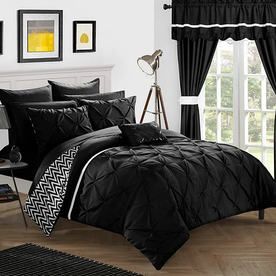 Hot Sale ๐ Unbranded Jacksonville 20-piece Bedding & Window Curtain Set Plum ๐