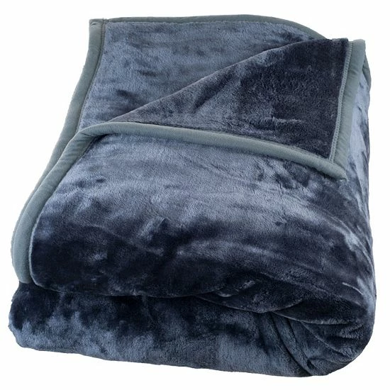 Outlet ๐ Unbranded Portsmouth Home Solid Plush Faux-Mink Blanket - Twin Aqua โค๏ธ - Image 4