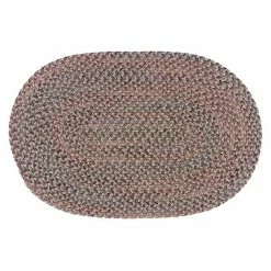 Brand new ✨ Unbranded Colonial Mills Woolux Braided Oval 42" X 66" Rug Black 👏