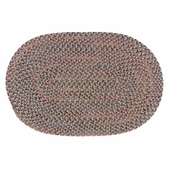 Brand new ✨ Unbranded Colonial Mills Woolux Braided Oval 42" X 66" Rug Black 👏