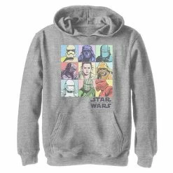 Buy 👍 Unbranded Boys 8-20 Star Wars The Rise Of Skywalker Pastel Character Box Graphic Hoodie 😀