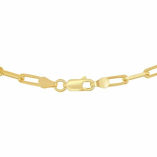 Top 10 🛒 Unbranded 14k Gold Over Silver Paper Clip Chain Necklace - 16 In. 💯 - Image 2