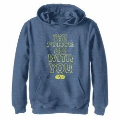 Wholesale 👏 Unbranded Boys 8-20 Star Wars May The Force Be With You Quote Graphic Hoodie 🛒