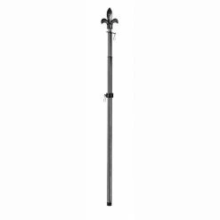 Flash Sale 🎁 Unbranded Fleur De Lis Black Metal Flag Pole 🎁