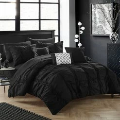 Promo 😀 Unbranded Tori 10-piece Comforter Bedding Set Navy 👏