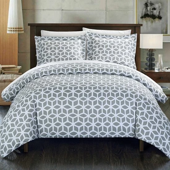 Best reviews of 🥰 Unbranded Elizabeth Duvet Cover Set Gray ⌛