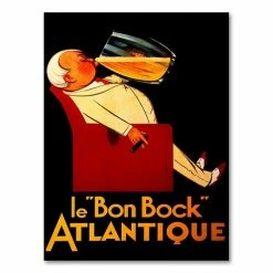 Flash Sale 🧨 Unbranded "Le 'Bon Bock' Atlantique" Canvas Wall Art 💯