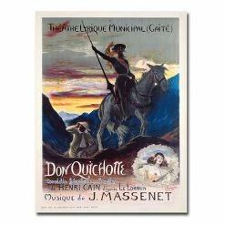 Top 10 ⭐ Unbranded "Don Quichotte, 1910" 35" X 47" Canvas Art By Georges Rochegrosse 🌟