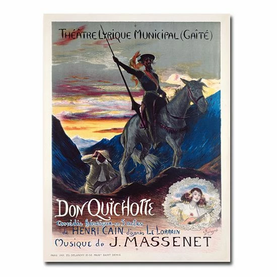 Top 10 โญ Unbranded "Don Quichotte, 1910" 35" X 47" Canvas Art By Georges Rochegrosse ๐