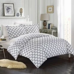 Deals 👏 Unbranded Brooklyn Duvet Cover Set Black 👍