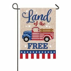 Brand new 🎉 Unbranded Patriotic Truck Garden Flag 🧨