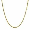 Promo 🎉 Unbranded 18k Gold Over Stainless Steel 3 Mm Boston Link Chain Necklace 🌟