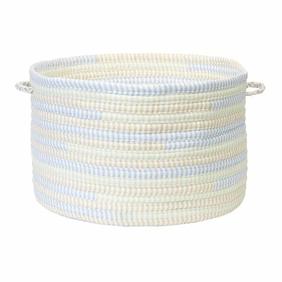 Buy 🛒 Unbranded Colonial Mills Fabric Ticking Striped 18" X 12" Utility Basket Dreamland ⌛ - Image 4