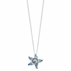 Wholesale 🧨 Unbranded Sterling Silver 👩 Mother-of-Pearl & Cubic Zirconia Mosaic Star Pendant Necklace 😀