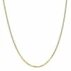 Best deal 😉 Unbranded 14k Gold 2.2 Mm Beveled Curb Chain Necklace 🛒