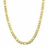 Wholesale 👍 Unbranded 18k Gold Over Stainless Steel Figaro Chain Necklace Gold Tone 4mm 🔔