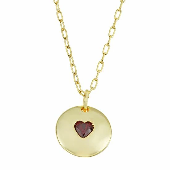Best Sale ๐ฏ Unbranded Silver-Plated Stronger Together Heart Pendant Necklace Gold Tone Clear ๐ - Image 6