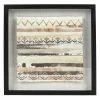 New 🎁 Unbranded Abstract Deckled Shadowbox Framed Wall Art ⭐