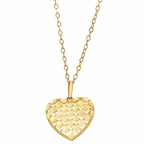 Wholesale 🔔 Unbranded 10k Gold Heart Pendant ✔️