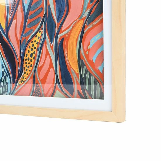 Brand new ๐งจ Unbranded Colorful Leaves Framed Wall Art ๐ฏ - Image 5