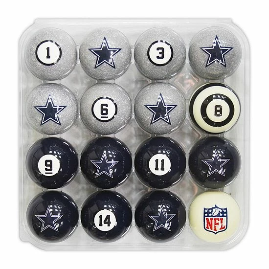Budget 🧨 Unbranded Dallas Cowboys Billiard Ball Set 🤩