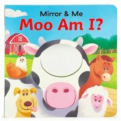 Best Sale 🔔 Unbranded Mirror & Me: Moo Am I? Children's Board Book 🛒