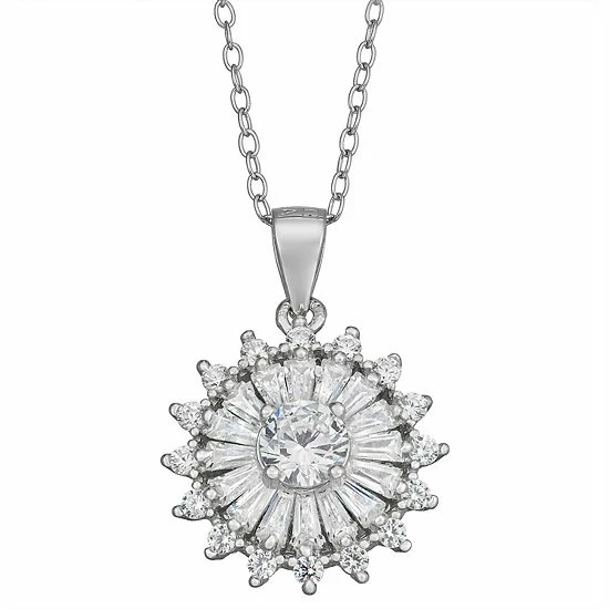 Cheapest ๐งจ Unbranded Sterling Silver Cubic Zirconia Pendant Necklace ๐