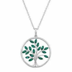 Top 10 ❤️ Unbranded Sterling Silver Crystal Tree Pendant Necklace 🧨