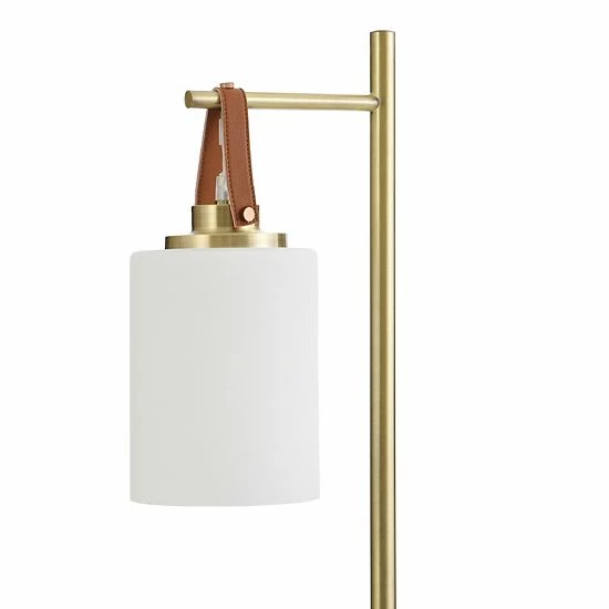 Best reviews of ✔️ Unbranded Sphere Shade Hanging From Brass Frame With Marble Base Desk Lamp ❤️ - Image 2
