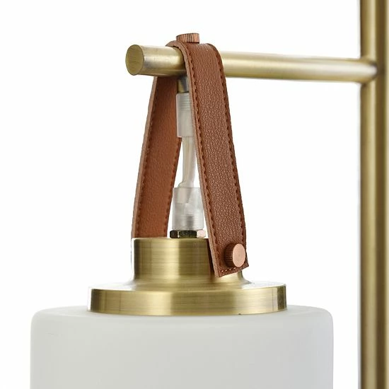 Best reviews of ✔️ Unbranded Sphere Shade Hanging From Brass Frame With Marble Base Desk Lamp ❤️ - Image 3