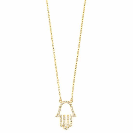 Top 10 ๐ Unbranded Sterling Silver CZ Hamsa Necklace ๐ - Image 2